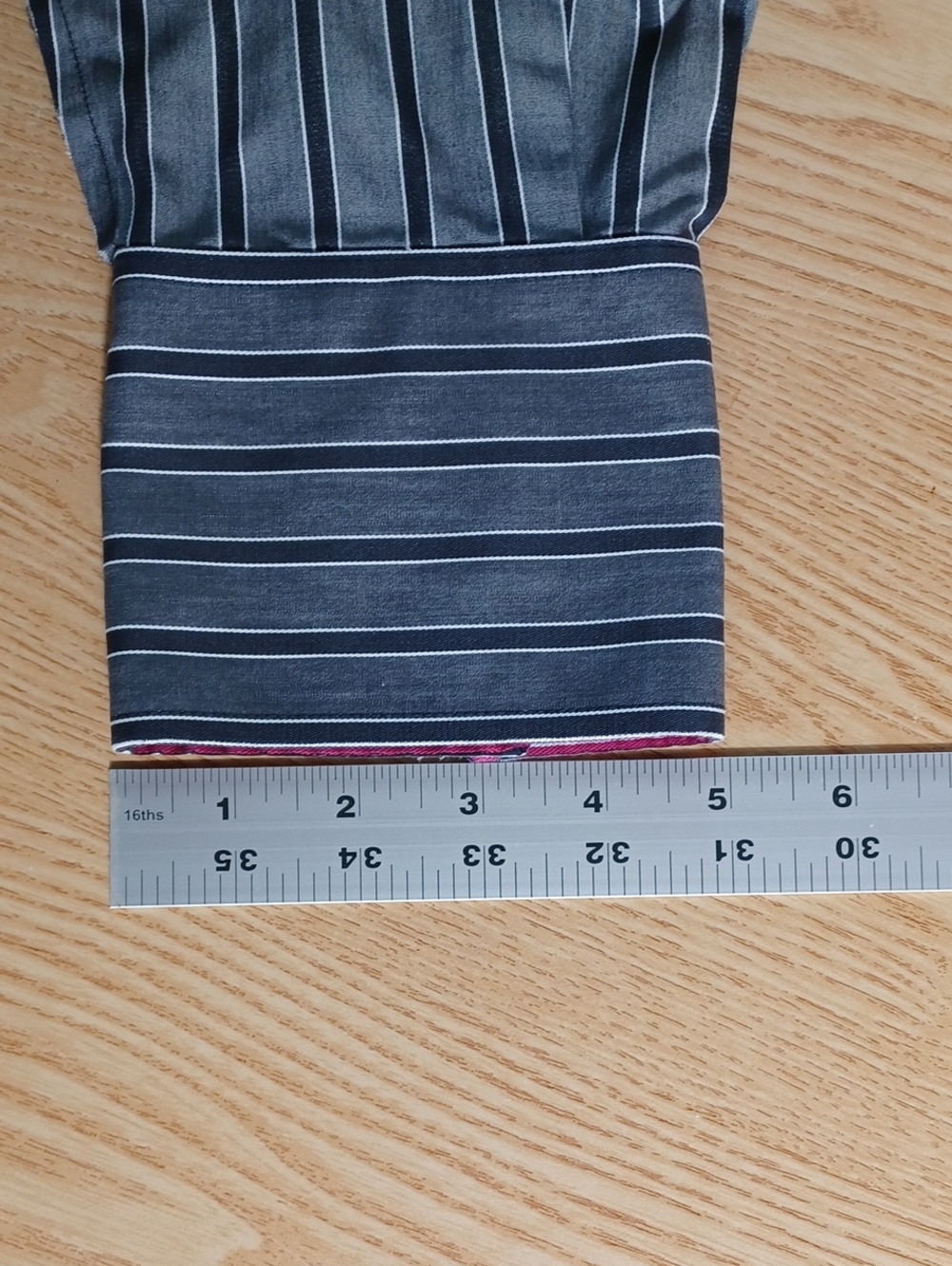 Foxcroft Black & Gray Business / Casual Vertical Stripe Women's Button-Up Shirt - Picture 16 of 16